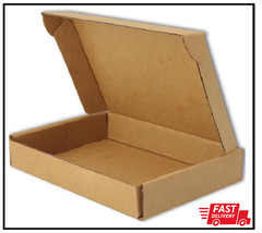 6X4X1 Inches Small Shipping Boxes Set of 50 – Brown Mailer Corrugated Cardboard
