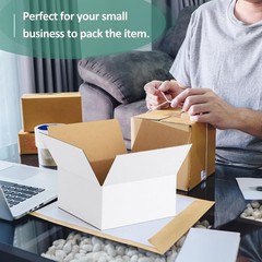 Brand New 8x8x4 Shipping Boxes – White – 30 Pack