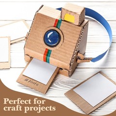 50 Pack Corrugated Cardboard Sheets Flat Hard Cardboard Inserts Back to Schoo…
