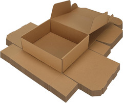 9X6X2 Inch Shipping Boxes Set of 6 Brown, Inner Size 8.6X5.6X1.6 Inch Cardboard