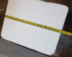 DuraTherm Styrofoam Shipping Box Insulated Cooler 13.25×10.25×8 in 16x13x11″ out