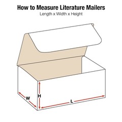 Mailer Boxes Small 12 1/8″L x 9 1/4″W x 6″H 50-Pack – Corrugated Cardboard Bo…
