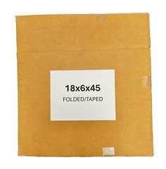 18″ x 6″ x 45″ Cardboard Corrugated Box – SIDE LOADING – GUITAR BOX
