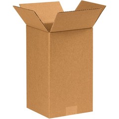 BOX USA 7x7x12 Tall Corrugated Boxes, Tall, 7L x 7W x 12H, Pack of 25 | Shipping