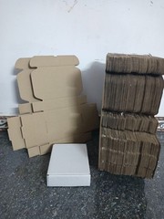Supply hut 8x6x2 Flip Type Corrugated Carton Box Shipping Packaging