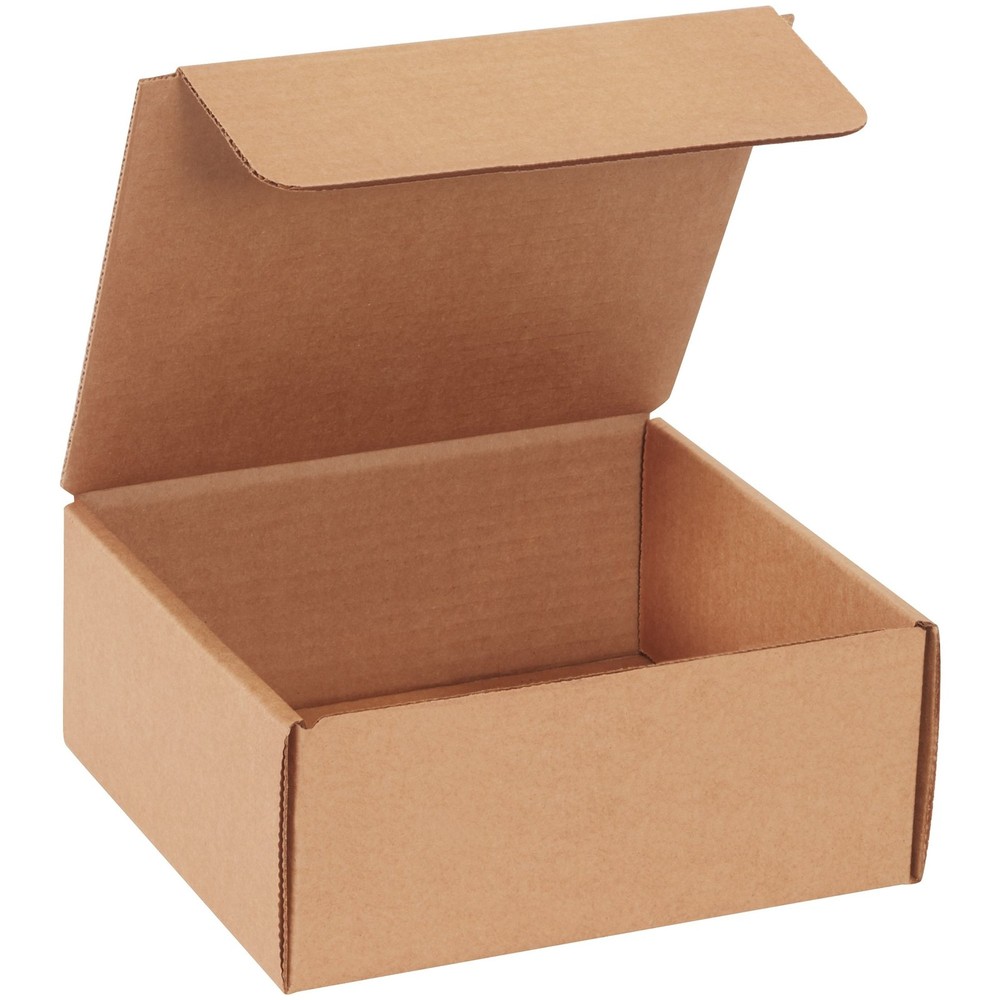 Aviditi Brown Kraft Literature Mailing Boxes, 7 1/2 x 7 x 3 1/4 Inches, Pack of