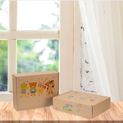 Small Shipping Boxes 12X9X3 Inches – Kraft Brown Corrugated Cardboard Boxes (20-