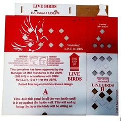 Live Bird Shipping Boxes 6pcs Horizon Chicken Poultry – USPS Approved Bird Boxes