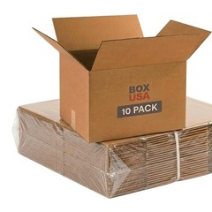 Moving Boxes Medium 18″L x 14″W x 12″H 10-Pack | Corrugated Cardboard Box for…