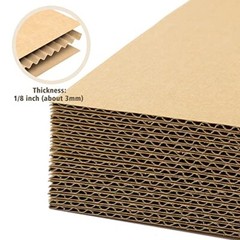 Corrugated Cardboard Sheets Flat Packing Mailing Pads DIY Craft Shipping Inserts