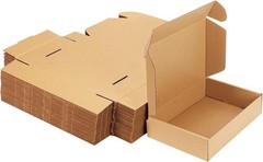 50 Pack Brown Corrugated Shipping Boxes 9x6x2 Inches