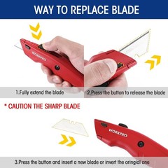 2 in 1 Carton Sizer Utility Knife Blade – Resize/Reduce Cardboard Shipping Boxes