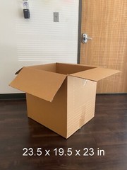 1 pallet 270 boxes mixed 23.5 x 19.5 x 23 in. / 23.5 x 19.5 x 20.5 in. used