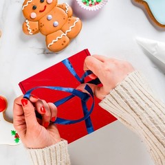 15 PCS Red Corrugated Cardboard Boxes Small Mailing Storage Gift 6x6x2 Inch