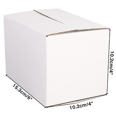 Peohud 40 Pack Small Cardboard Boxes, 6 x 4 x 4 inches Mailing Boxes, Corruga…