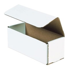 9x4x4 Shipping Boxes 50-Pack – Oyster White, Corrugated Mailers