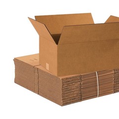 18 1/2 x 12 1/2 x 8 Corrugated Cardboard Boxes, Medium 18.5″L x 12.5″W x 8″H,…