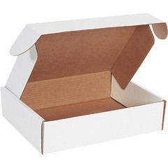 12 1/8 x 9 1/4 x 3″ White Deluxe Literature Mailers ECT-32B 50/Case