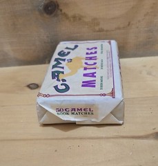 Box Of Camel 50 Book Matches. 6-1/2″L x 4″W x 1-3/4″H. Unopened, Good Condition