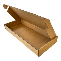 Long Flat Tab Locking Corrugated Mailers 10 25 50 Shipping Packing Boxes Mailers