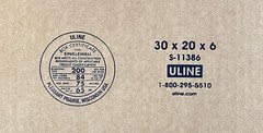 30″ x 20″ x 6″ CARDBOARD BOX – 200 lb – SINGLE BOX