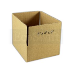 100 5x4x2 EcoSwift Cardboard Packing Moving Shipping Boxes Corrugated Box Carton