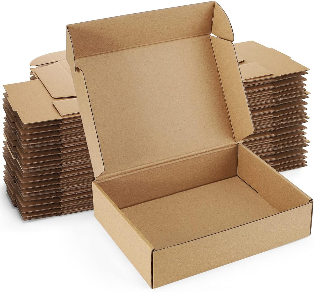 Shipping Boxes Small Mailing Boxes 25 Pack White Black Brown Cardboard Box