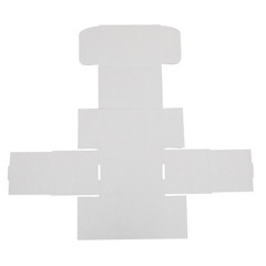 50 Pcs White Yellow Cardboard Boxes 6x4x4in Shipping Storage Moving Mailers