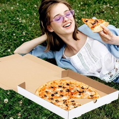 10 Pack 16x16x2 In Large White Corrugated Cardboard Pizza Takeout Bakery Boxes