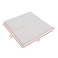 25pc White Vinyl Record LP Shipping Mailer Boxes 12.5×12.5×1/2）” Album Paper Box