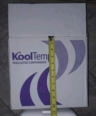 Kooltemp Insulated Shipping Box & Styrofoam Container *Shipped As Is-No 2nd Box*