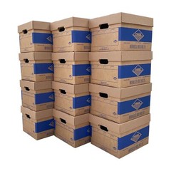 UBMOVE Office Moving Storage Boxes (12 Pk) Miracle File Moving Boxes 15x12x10