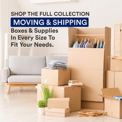 Large Corrugated Moving Boxes 23x17x12 – 10-Pack for Shipping, Packing, Storage