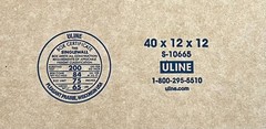 40″ x 12″ x 12″ CARDBOARD BOX – 200 lb – SINGLE BOX – LONG