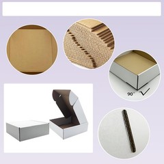 9x9x3 Inches White Shipping Boxes Set of 25，Cardboard Boxes Recyclable Corrug…