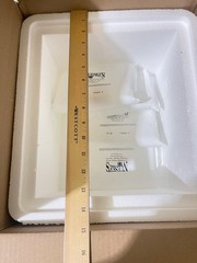 Perishable Styrofoam Insulated Shipping Cooler Box 15”x13″x10” w/ 4 ice Packs(DR