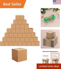 40 Pack 6x6x6 inches Shipping Boxes Small Cardboard Boxes for Packing, Moving…