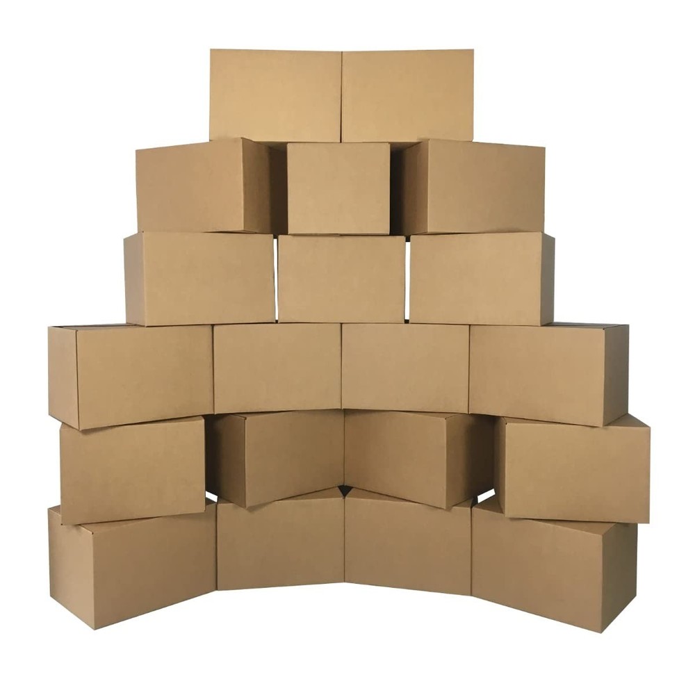 Medium Moving Boxes 18 x14 x12 20 Pack Corrugated Cardboard UBMOVE