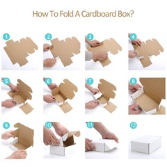 6x4x2 Inch Small Cardboard Shipping Boxes Corrugated Literature Mailer Bulk