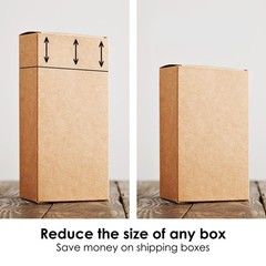 Resizer Tool with Scoring Wheel – Cardboard reducer to Customize Boxes – scor…
