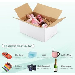 30 Pack Durable Cardboard Shipping Boxes Small Items & Gifts Packaging New