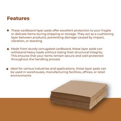 5 7/8 x 5 7/8″ Corrugated Cardboard Layer Pads + Free Shipping, 100/case