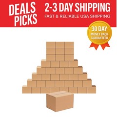 Lightweight 8x6x6 Corrugated Cardboard Boxes – 40 Pack for Mailing and Storage