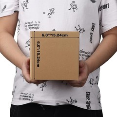 40 Pack 6x6x6 inches Shipping Boxes Small Cardboard Boxes for Packing, Moving…