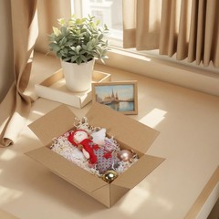 40 Pack 8x5x3 inches Shipping Boxes Small Cardboard Boxes for Packing, Moving
