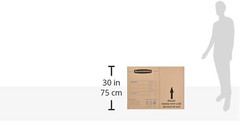 Smoothmove Tv/Picture/Mirror Moving Box, Medium, 37 X 4 X 27 Inches, 4 Pack