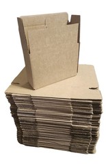 《NEW》50 ct. 9″x6″x 3″ Heavy Duty Brown Corrugated Security Mailer Shipping Box