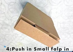 100 Pieces 9″ x 6″ x 3″ Corrugated Security Shipping Box NO TAPE REQUIRED Boxes