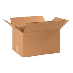 17 1/4 x 11 1/4 x 10″ Corrugated Boxes ECT-32 Brown Moving Boxes 25/Bundle