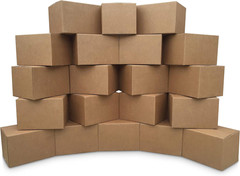 Cardboard Moving Boxes for Packing and Shipping, Medium Size, 18″ X 14″ X 12″, B